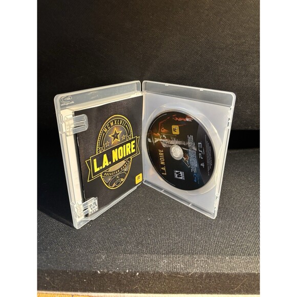 L.A. Noire PS3 Complete Case Disc Manual Tested Working Rockstar Detective Game - Picture 2 of 3